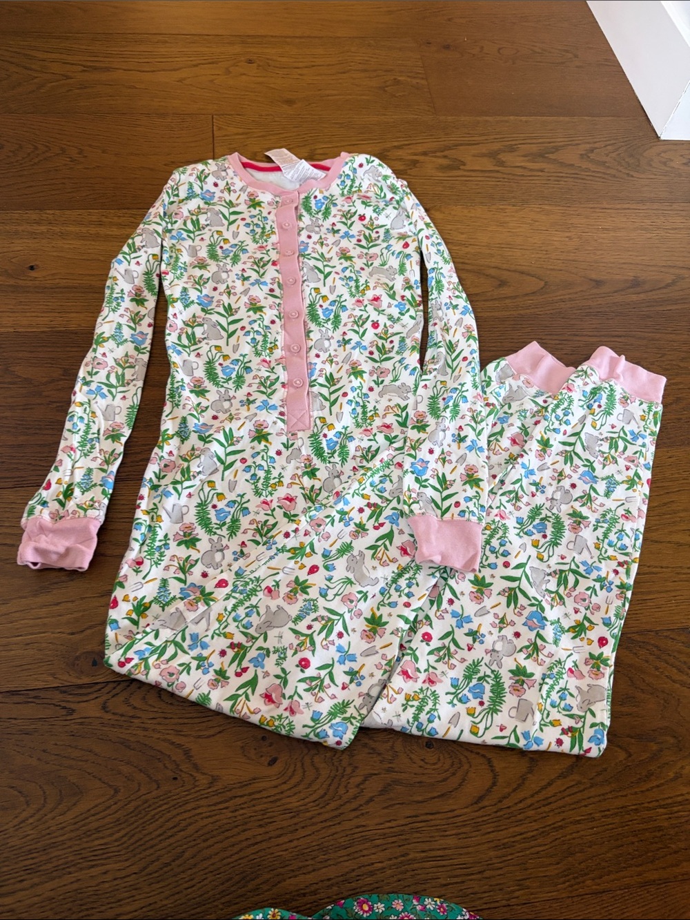 Mini Boden Bunny Pajamas (One Piece)